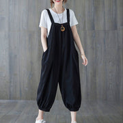 Patchwork Harem Overalls Versatile Jumpsuit