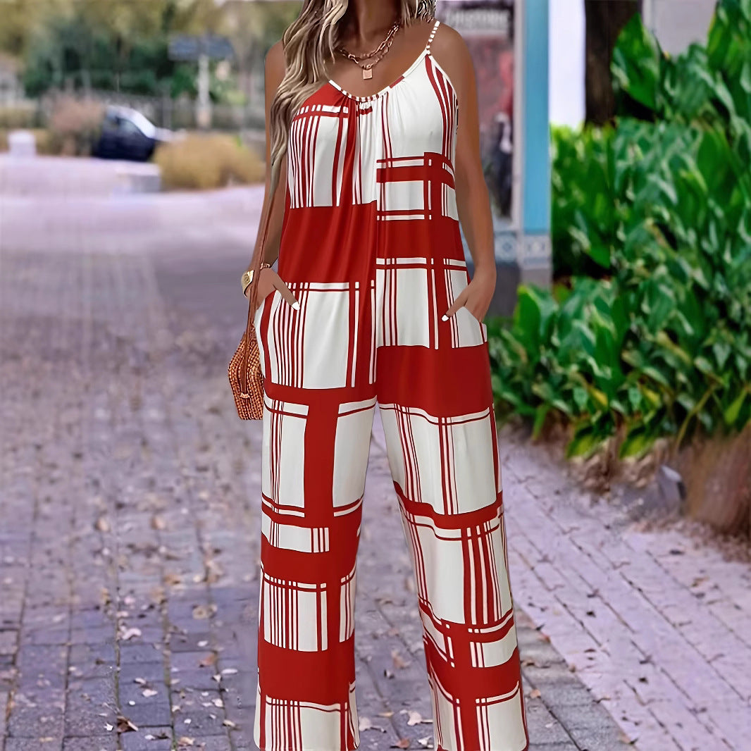 Chic Slim-Fit Pocket Jumpsuit for Everyday Style