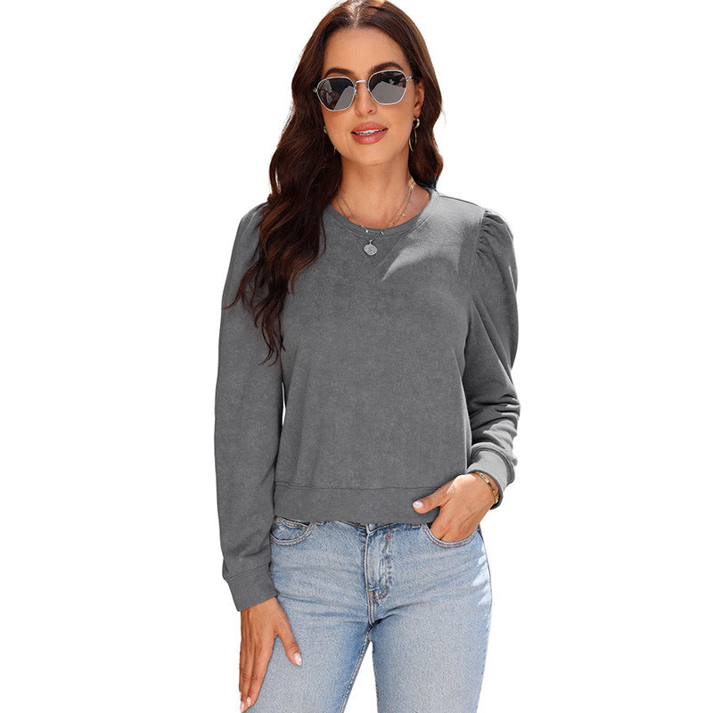 Cozy Solid Color Women's Casual Hoodie