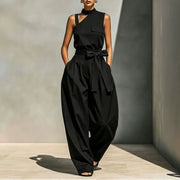 Chic Off-Shoulder Wide-Leg Jumpsuit