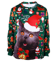 Men's Cute Animal Knit Pullover Sweatshirt