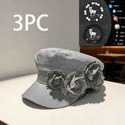 Checkered Lady's Hat for Women