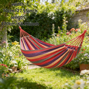 Portable outdoor hammock for garden, camping, and travel