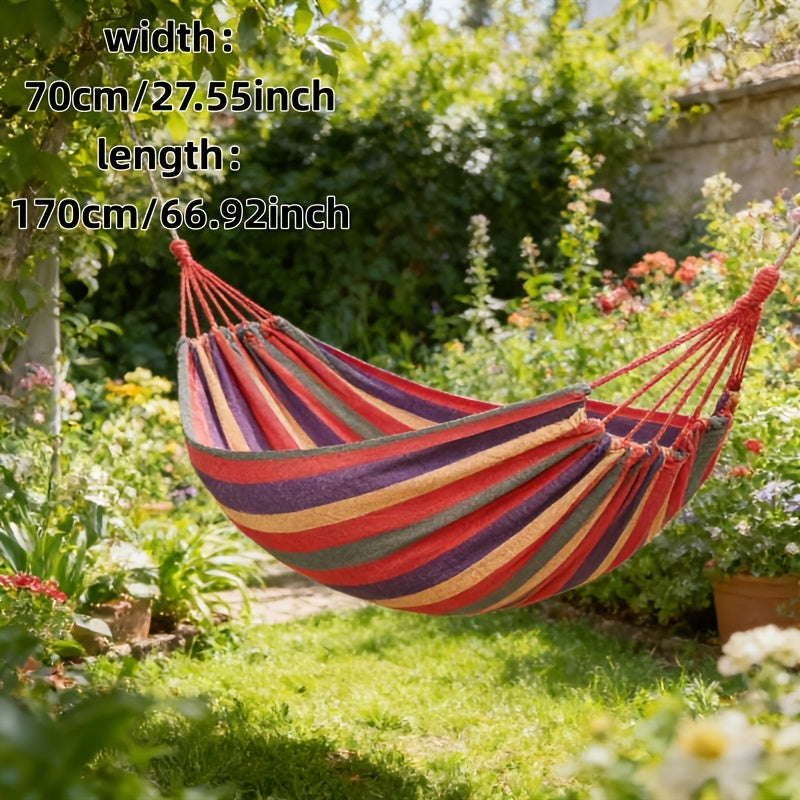 [Portable Hammock] Outdoor Leisure Hammock Courtyard Garden Portable Hammock Forest Park Camping Leisure Hammock Breathable Comfortable Foldable Hammock Courtyard Viewing Hammock