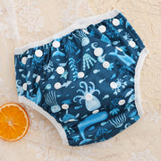 Adjustable Polyester Swim Diapers for Toddlers and Kids (3-15kg)