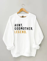 Chic Letter Print Off-Shoulder Pullover Sweater