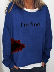 Halloween Women's Casual Long Sleeve Loose Hoodie
