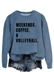 Women's Cozy Round Neck Long Sleeve Loose Sweatshirt