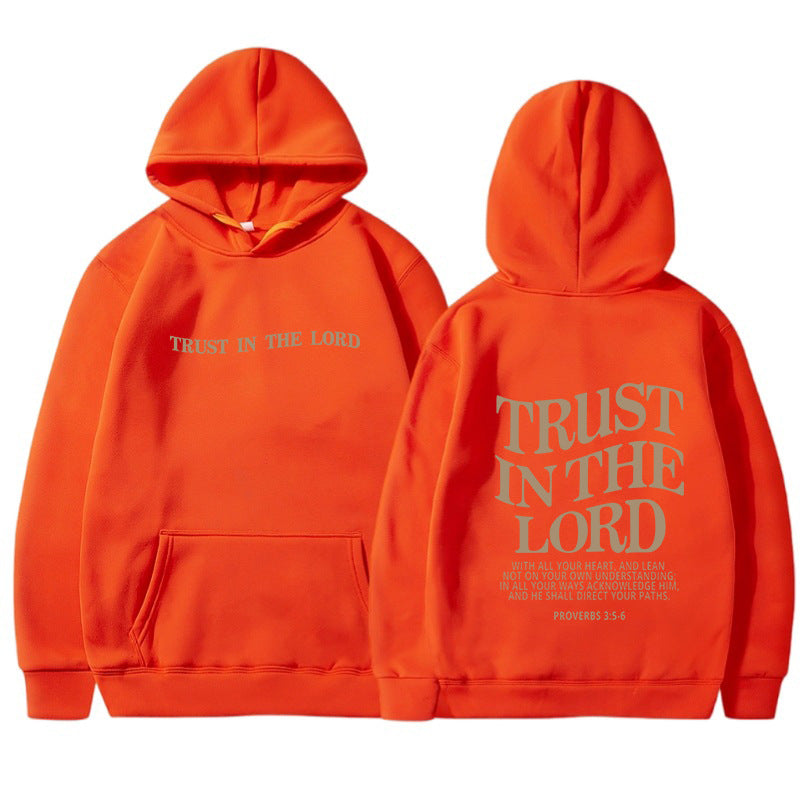 Letter Print Casual Long Sleeve Sports Hoodie