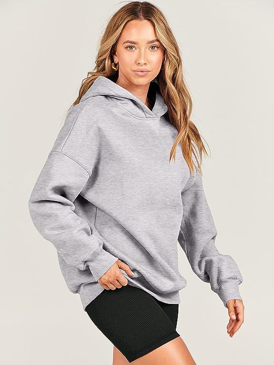 Women's Casual Loose Hooded Sports Sweatshirt