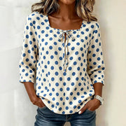 Polka Dot Loose Fit T-Shirt – Effortless Style & Comfort