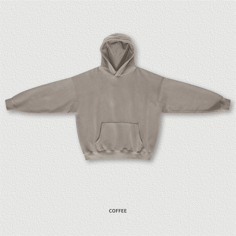 Old Plush Hoodie Washed In Autumn And Winter