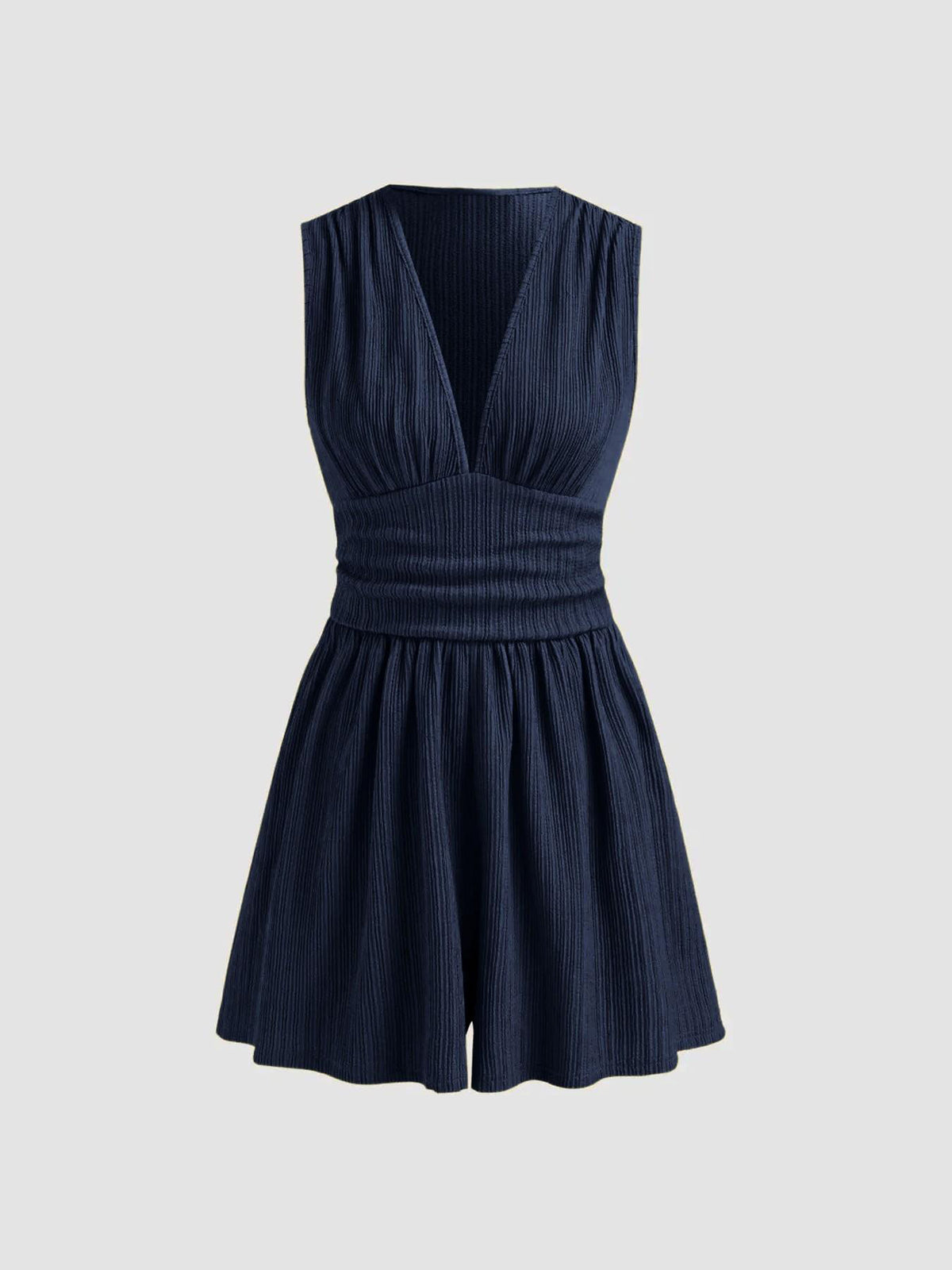 Sleeveless Wide-Leg Commuter Jumpsuit