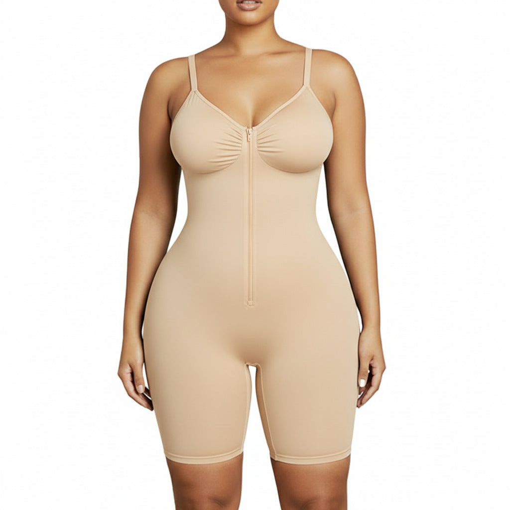High-elasticity Sports Yoga Zip-up Tight-fitting Garment