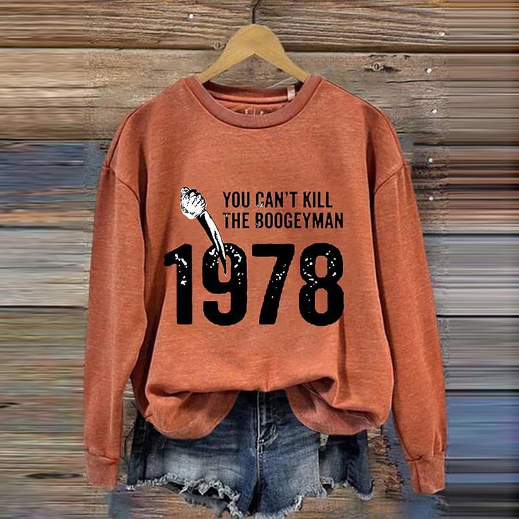 Personalized Women's Sweater Pumpkin Bow Printed Round Neck