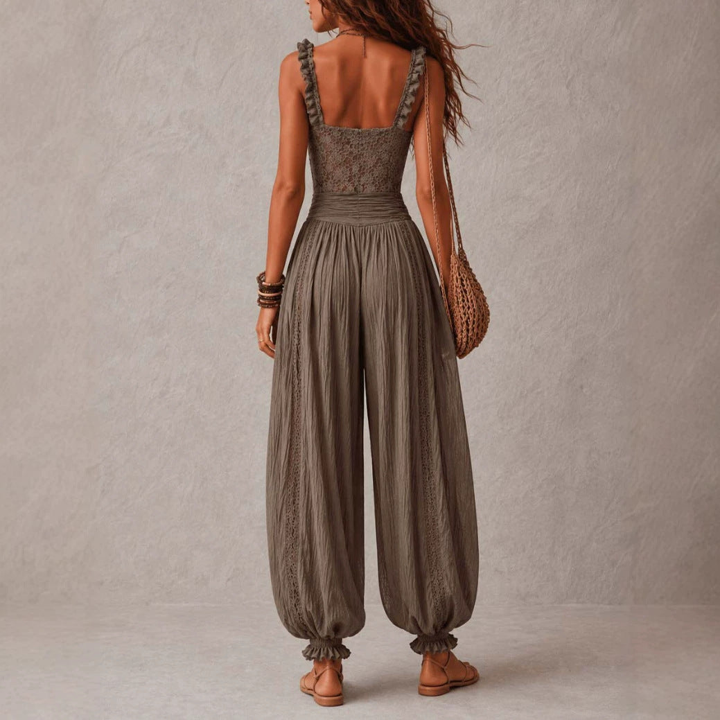 Fashionable And Elegant Lace Sexy Jumpsuit