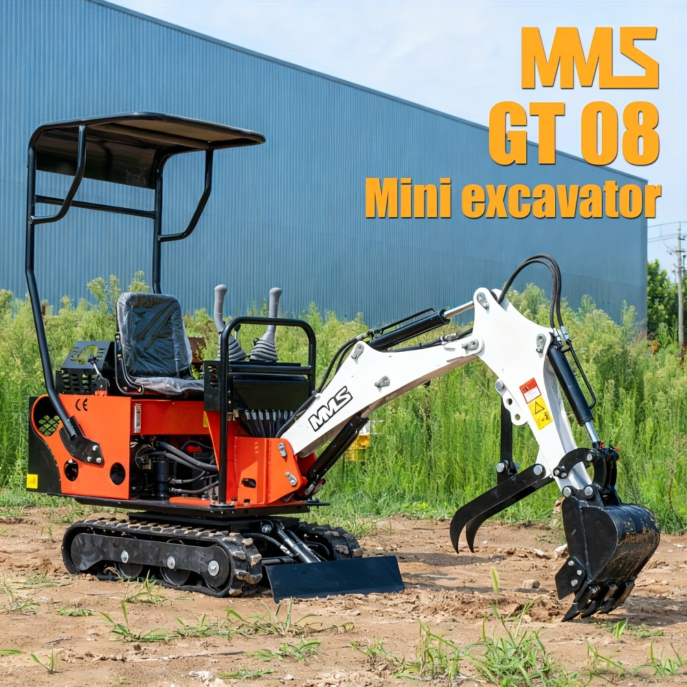 13.5 HP Mini Crawler Excavator – Compact Hydraulic Digger for Gardens and Small Farms