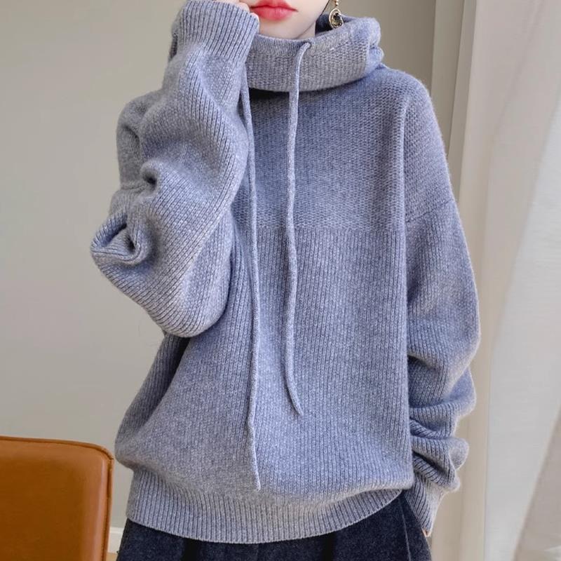 Cozy Oversized Winter Knit Sweater for Women