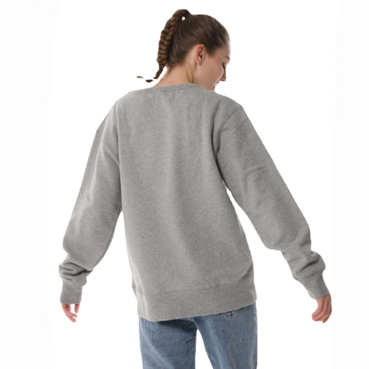 Cozy Unisex Embroidered Animal Pullover Sweatshirt