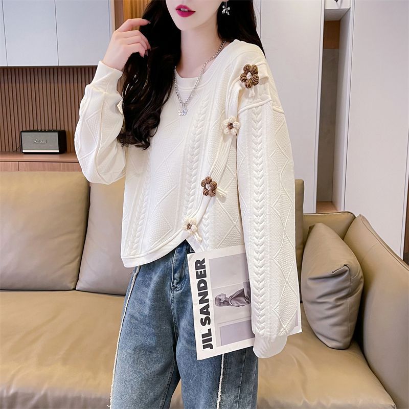 Korean Chic Irregular Loose Top for Effortless Style