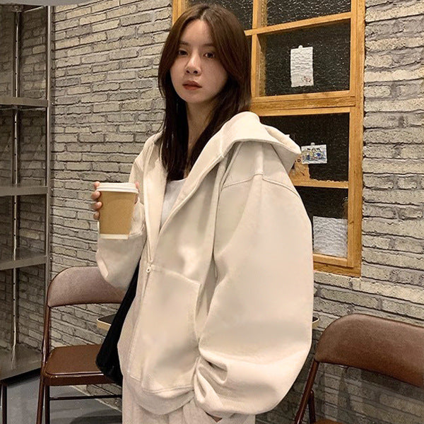 Cozy Hooded Cardigan Sweater Coat for Casual Daily Wear