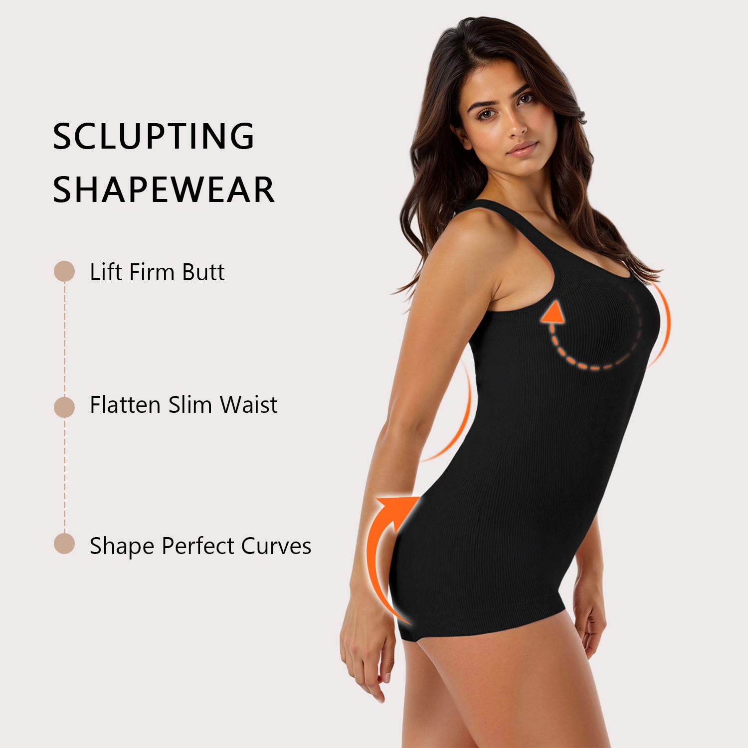 Women's Waist Trainer Tummy Slimmer Body Shaper Bodysuit