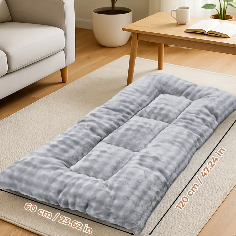 Extra Large Plush Dog Bed - Thickened Ultra-Soft Pet Sofa Bed With Rectangular Design, Durable Indoor Pet Mattress For Small/ Medium/ Large Dogs & Cats