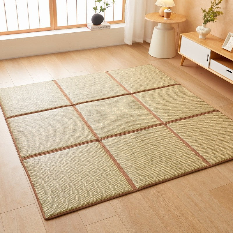 Foldable Tatami Mat for Makeshift Sleeping Arrangements