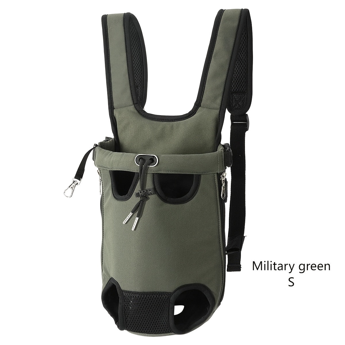 Pet Travel Backpack with Front Harness, Adjustable Multi‑Gear, Ultra‑Breathable Mesh and Lightweight Durable Design