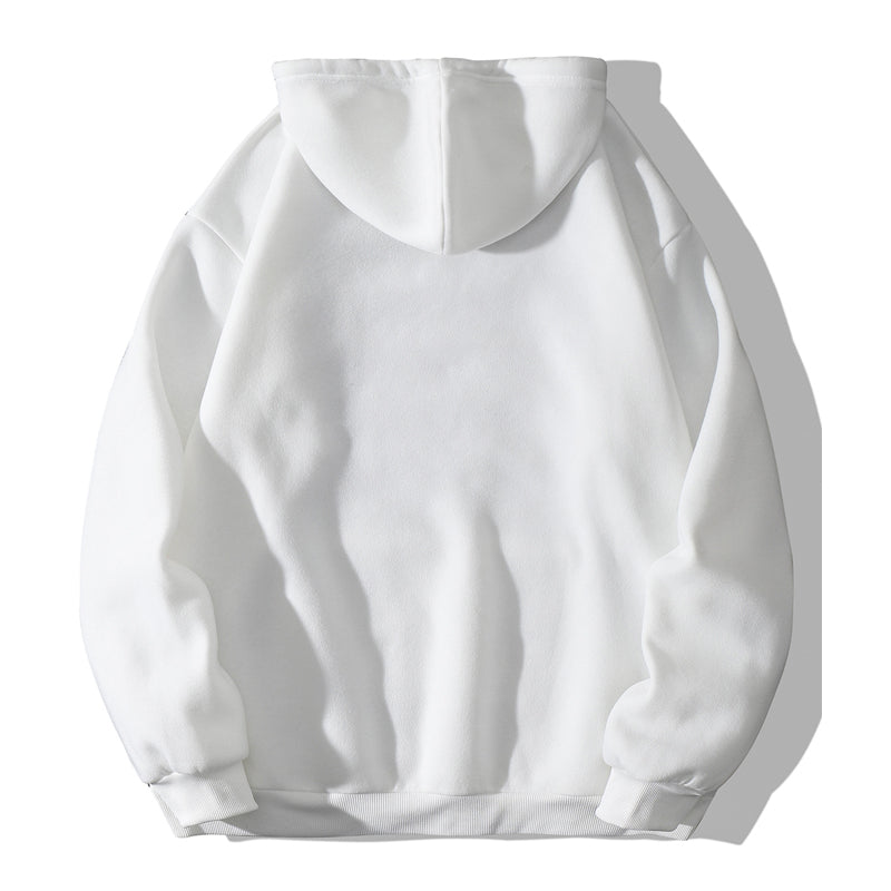 Women's Fleece-Lined Loose Hoodie Coat