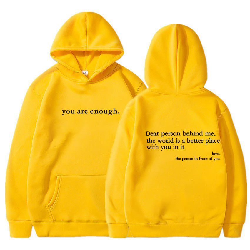 Women's Brushed Fleece Letter Graphic Hoodie