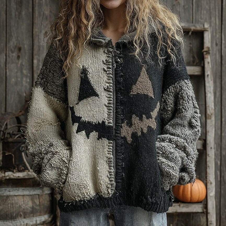 European and American Style Halloween Knitted Sweater
