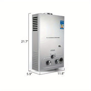 18L Tankless Propane Water Heater for Instant Hot Water Supply