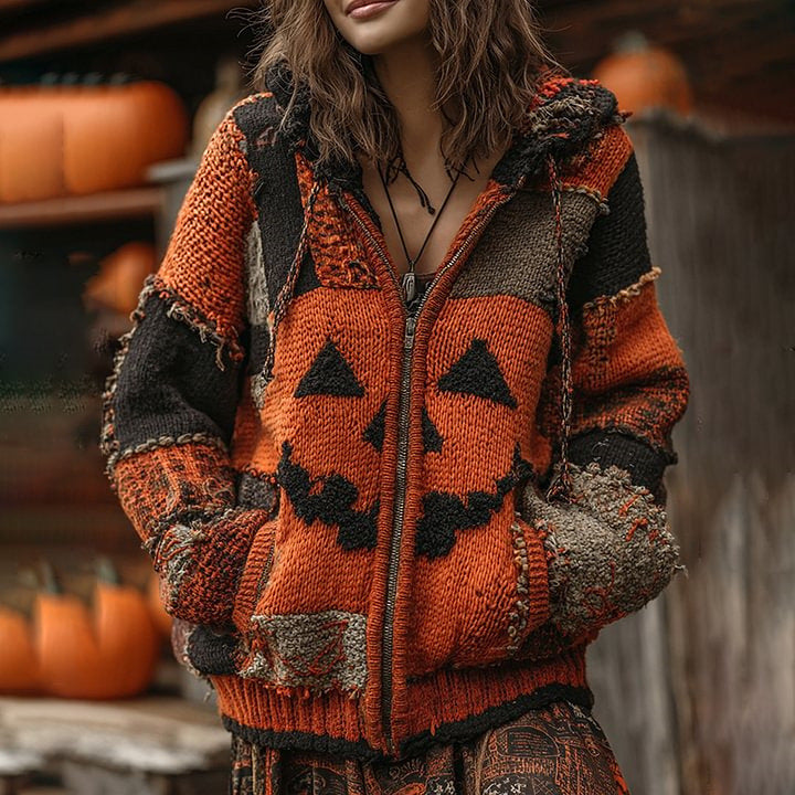 European and American Style Halloween Knitted Sweater