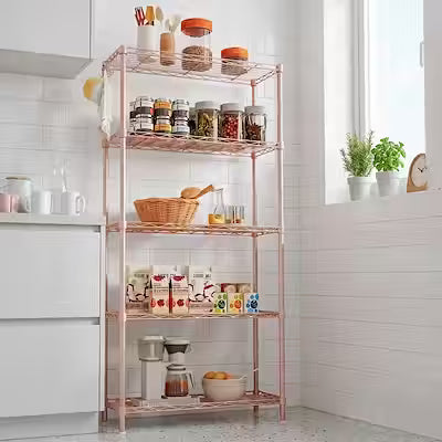 Adjustable 5-Tier Display Rack