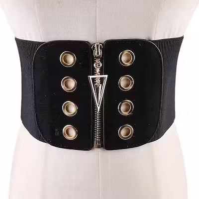 Adjustable Elastic Belt with Smooth Buckle
