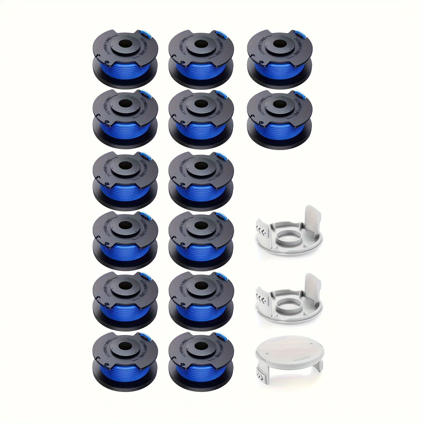 0.065" Automatic Feed Line for Cordless Trimmer – Multi‑Specification Set with Spool Cover