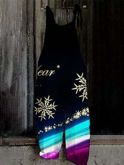 European And American Summer Suspenders Printing