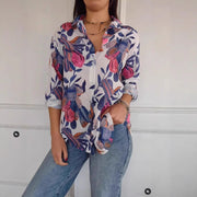 Women's Loose Casual Print Shirt Top