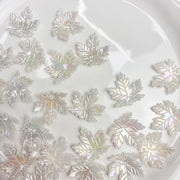 Iridescent Leaf Charms