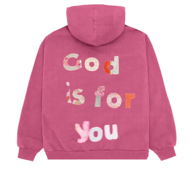 Women's Autumn And Winter Letters Print Long-sleeved Pullover Hoodie