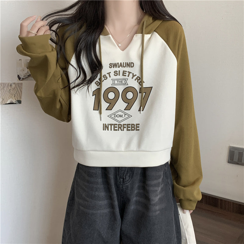 Women's Casual Loose Hooded Sweatshirt