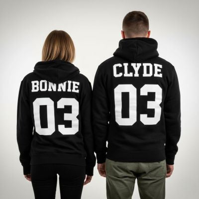 Matching Couple Hooded Sweatshirt Streetwear Pullover