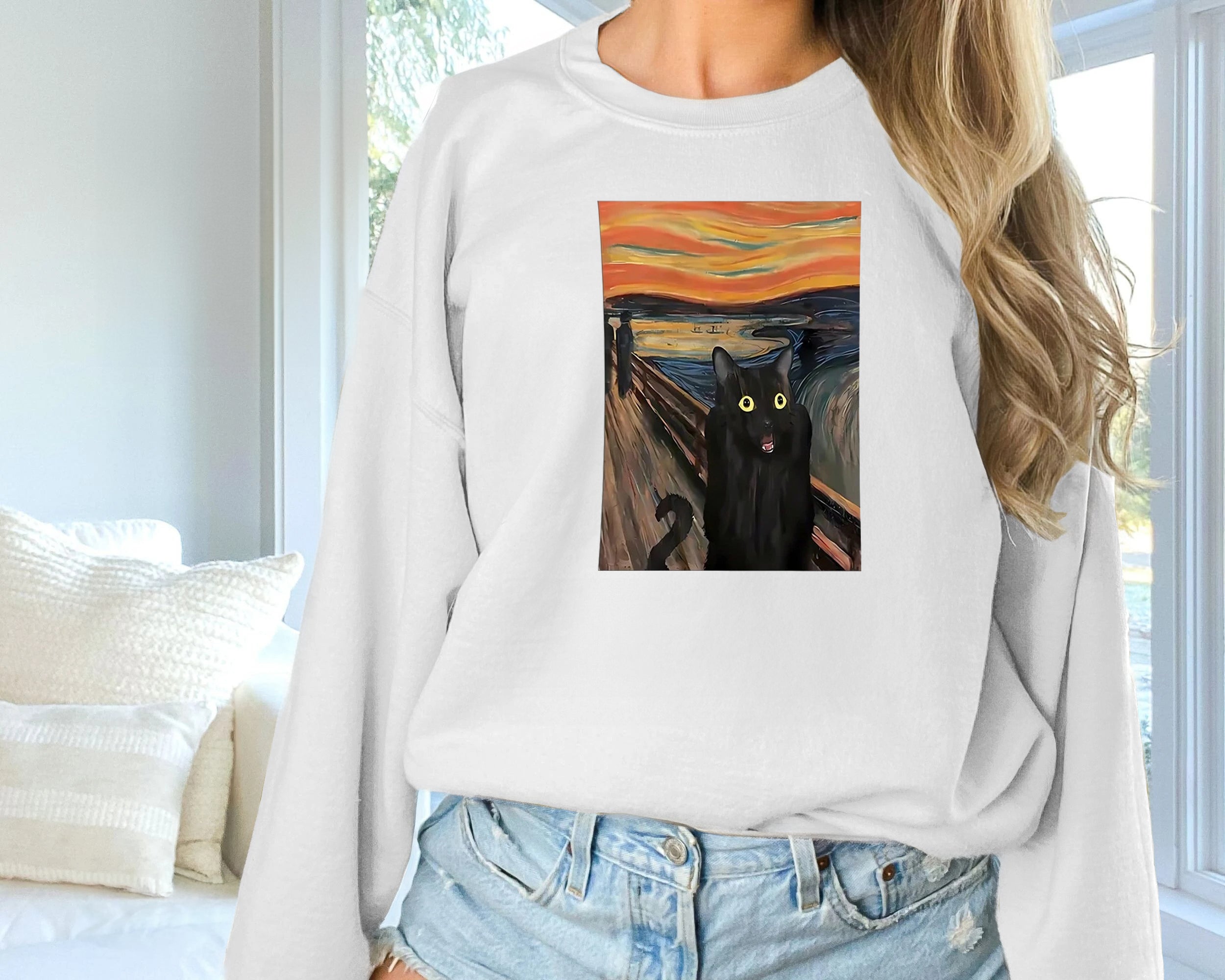 Chic Solid Color Long Sleeve Sweatshirt