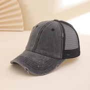 Trendy Distressed Baseball Cap for Women