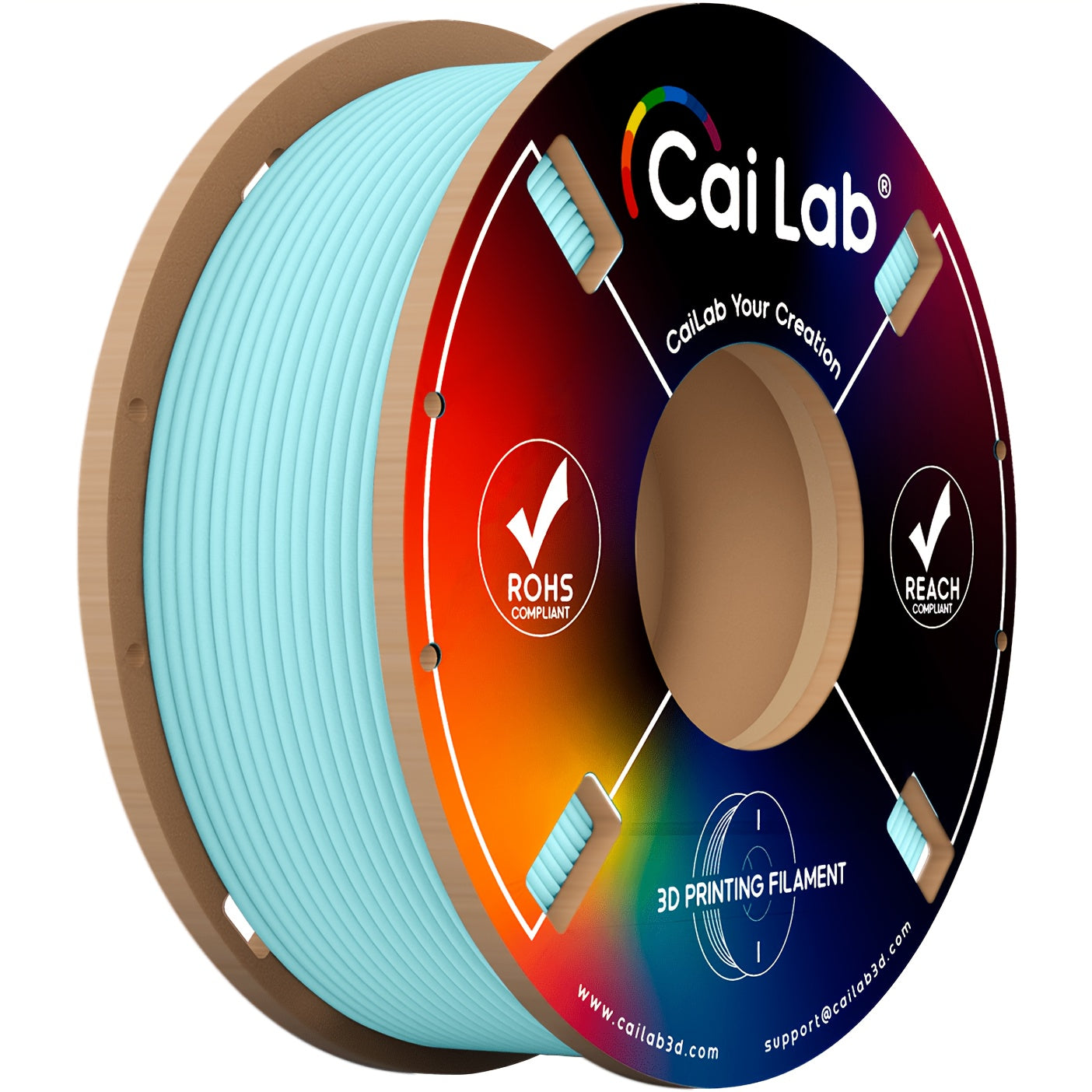 PLA Matte 3D Printer Filament – 1.75 mm, 200 g, Solid Color, Non‑Glossy Finish