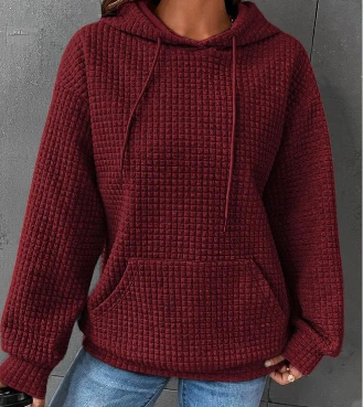 Cozy Solid Color Long-Sleeve Casual Pullover Sweater