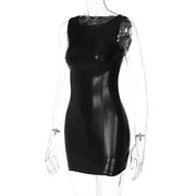 Best-selling Pu Sexy Sheath Dress Party Gown