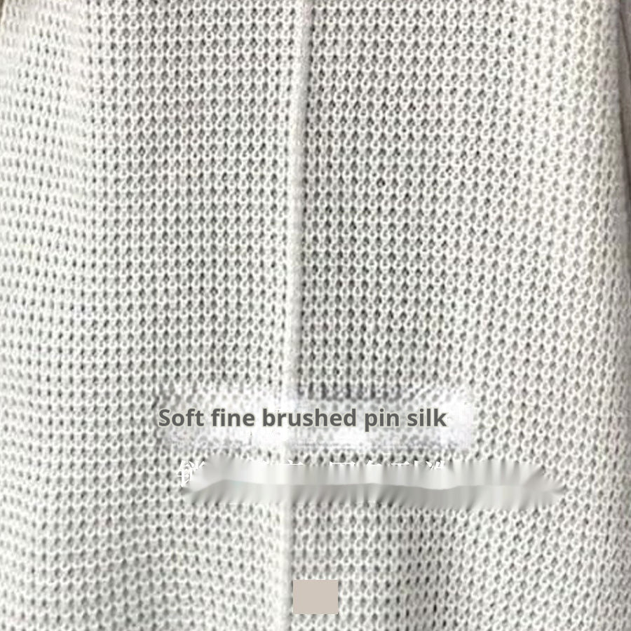 Sweater with Slits in the Sleeves and a Hooded Knitted Coat with a Slit Hem