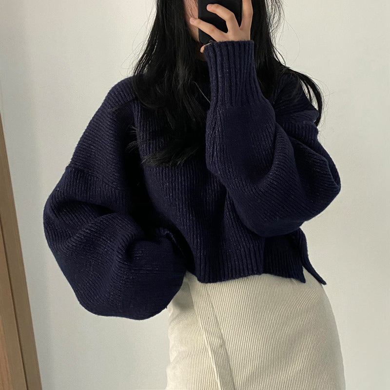 High Neck Thickened Warm and Good Quality Pullover Sweater